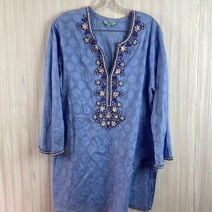 SULU BEADED SWIM COVERUP 14
